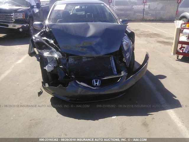 JHMGE8H37DC082888 - 2013 HONDA FIT GRAY photo 6