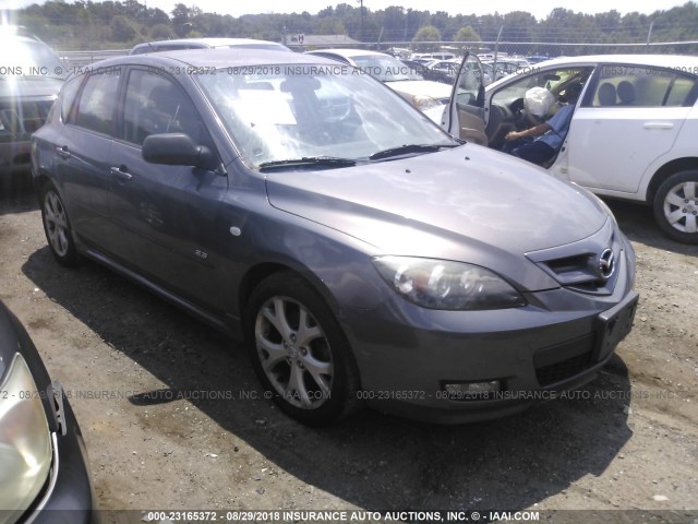 JM1BK344071689432 - 2007 MAZDA 3 HATCHBACK GRAY photo 1