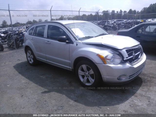 1B3CB3HA1BD120330 - 2011 DODGE CALIBER MAINSTREET SILVER photo 1