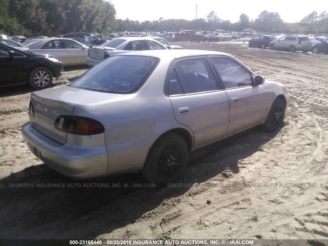 2T1BR12E7YC337294 - 2000 TOYOTA COROLLA VE/CE/LE GRAY photo 4