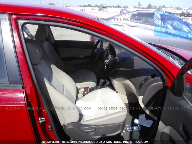 KMHDB8AE1BU092523 - 2011 HYUNDAI ELANTRA TOURING GLS RED photo 5