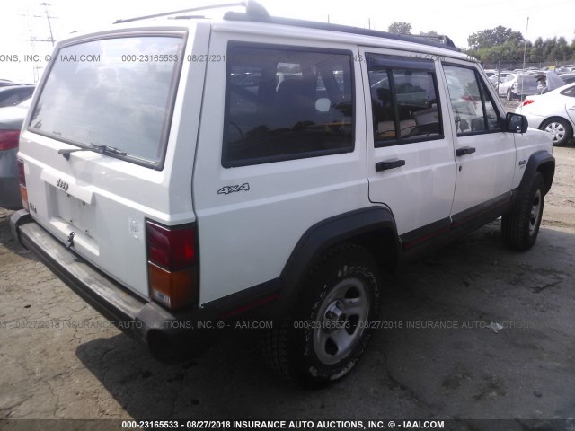 1J4FJ68S8TL284877 - 1996 JEEP CHEROKEE SPORT/CLASSIC თეთრი ფოტო 4