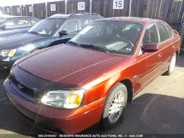 4S3BE635937217465 - 2003 SUBARU LEGACY L/L SPECIAL RED photo 2