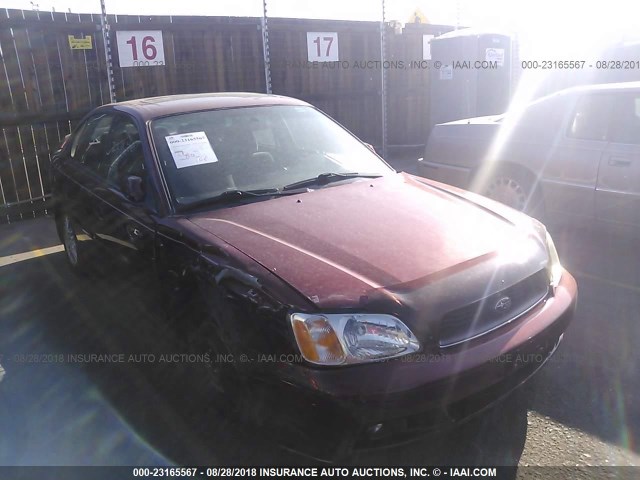 4S3BE635937217465 - 2003 SUBARU LEGACY L/L SPECIAL RED photo 6