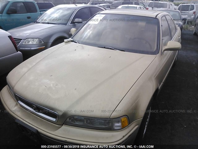 JH4KA7673MC031751 - 1991 ACURA LEGEND LS TAN photo 2