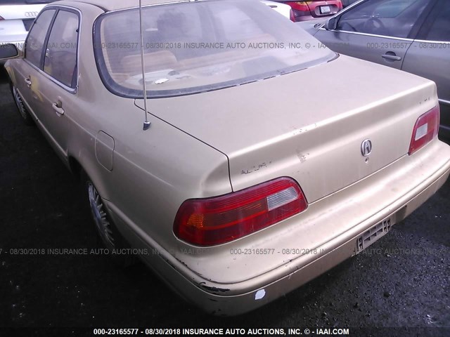 JH4KA7673MC031751 - 1991 ACURA LEGEND LS TAN photo 3