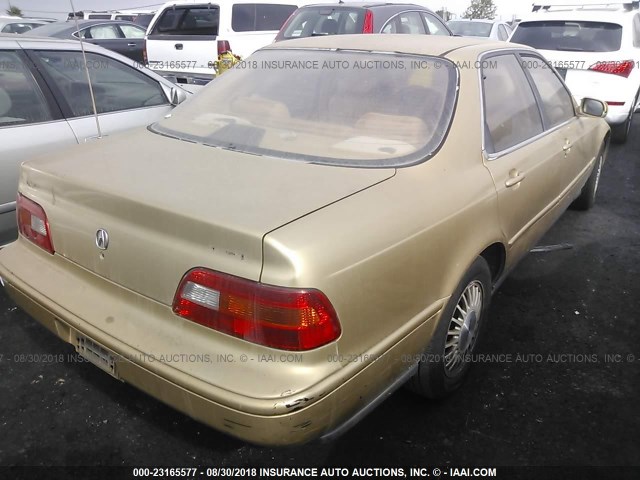 JH4KA7673MC031751 - 1991 ACURA LEGEND LS TAN photo 4