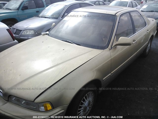 JH4KA7673MC031751 - 1991 ACURA LEGEND LS TAN photo 6