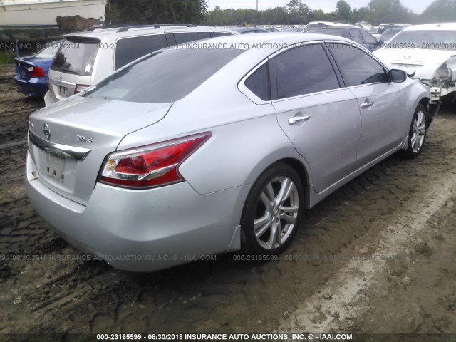 1N4BL3AP4DC211032 - 2013 NISSAN ALTIMA 3.5S/3.5SV/3.5SL SILVER photo 4