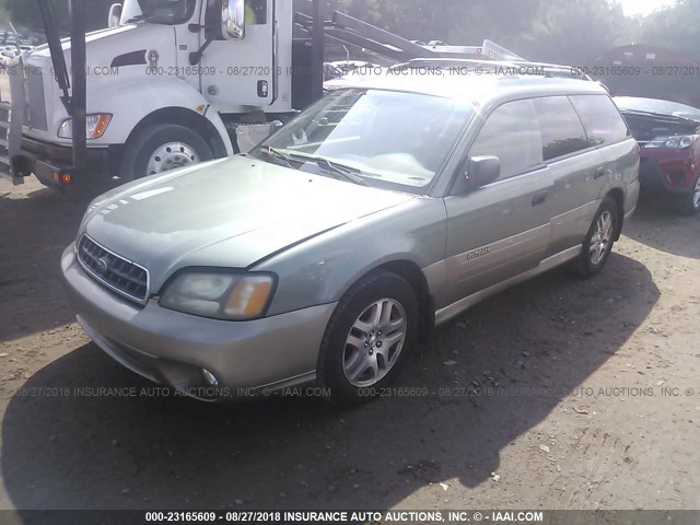 4S3BH675037607775 - 2003 SUBARU LEGACY OUTBACK AWP 绿色 照片 2
