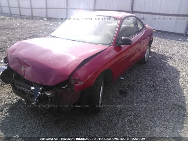 3FAFP11322R150544 - 2002 FORD ESCORT ZX2 RED photo 2