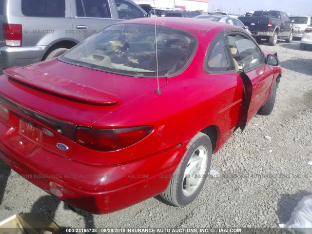 3FAFP11322R150544 - 2002 FORD ESCORT ZX2 RED photo 4