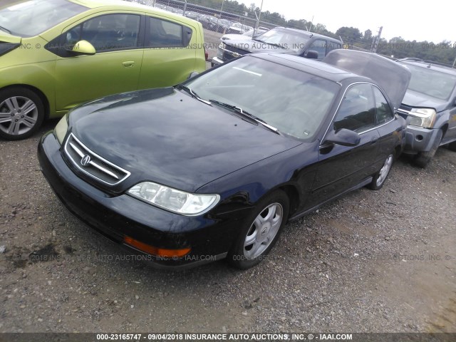 19UYA1253VL019115 - 1997 ACURA 2.2CL BLACK photo 2