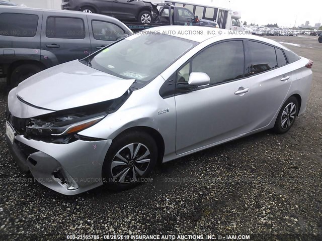 JTDKARFP9H3054745 - 2017 TOYOTA PRIUS PRIME  银色 照片 2