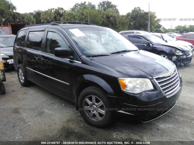 2A4RR5D17AR440912 - 2010 CHRYSLER TOWN & COUNTRY TOURING BLACK photo 1