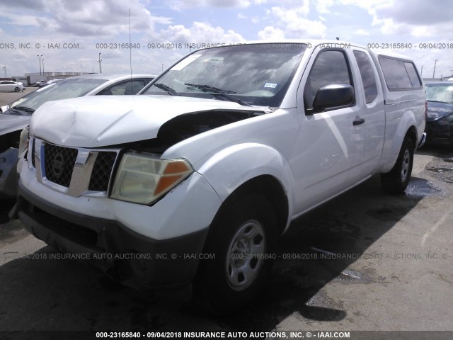 1N6BD06T37C422610 - 2007 NISSAN FRONTIER KING CAB XE WHITE photo 2
