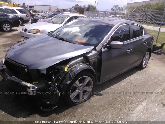 19VDE1F71EE004790 - 2014 ACURA ILX 20 TECH GRAY photo 2