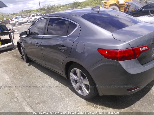 19VDE1F71EE004790 - 2014 ACURA ILX 20 TECH GRAY photo 3