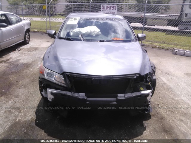 19VDE1F71EE004790 - 2014 ACURA ILX 20 TECH GRAY photo 6