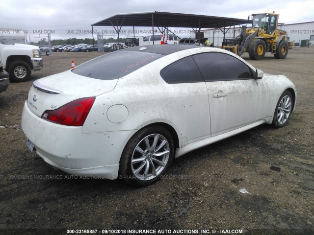 JN1CV6EK7CM421399 - 2012 INFINITI G37 SPORT WHITE photo 4