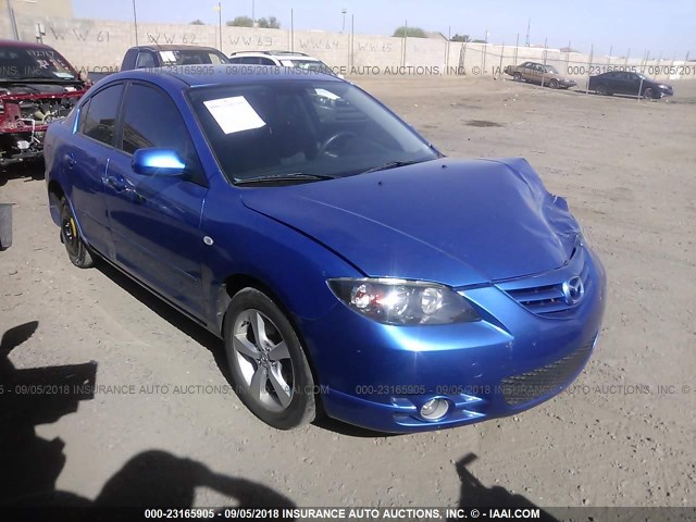 JM1BK323161522196 - 2006 MAZDA 3 S BLUE photo 1