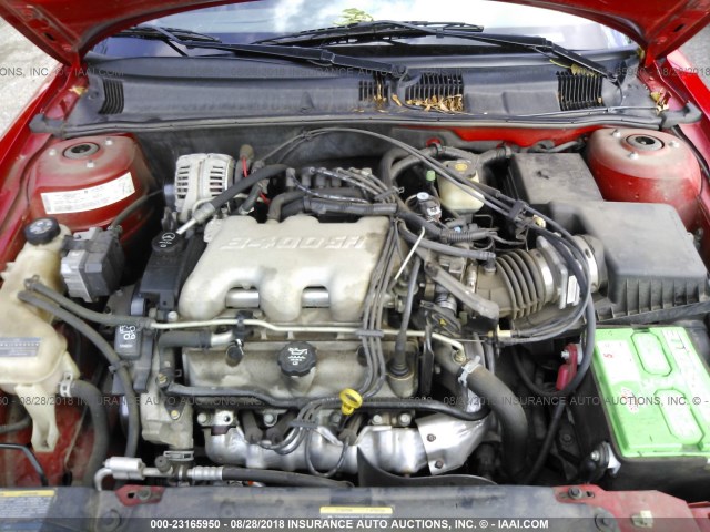 1G2NF52E44C109726 - 2004 PONTIAC GRAND AM SE1 RED photo 10