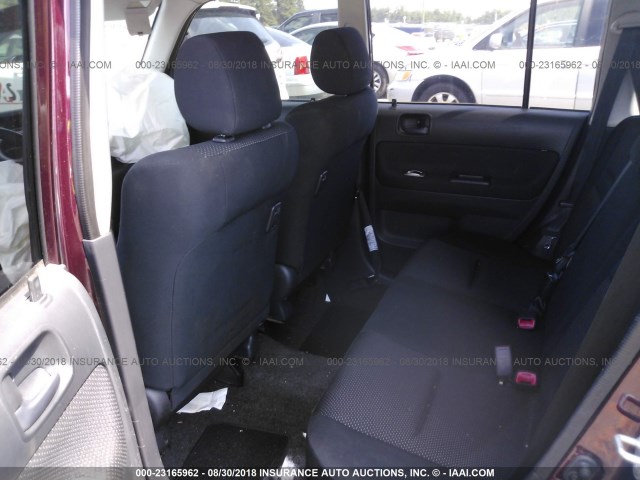 JTLKT324450208590 - 2005 TOYOTA SCION XB ბურგუნდია ფოტო 8