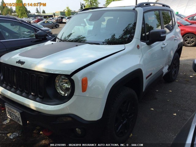 ZACCJBCB1JPG67125 - 2018 JEEP RENEGADE TRAILHAWK WHITE photo 13