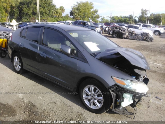 JHMZE2H76AS002104 - 2010 HONDA INSIGHT EX GRAY photo 1