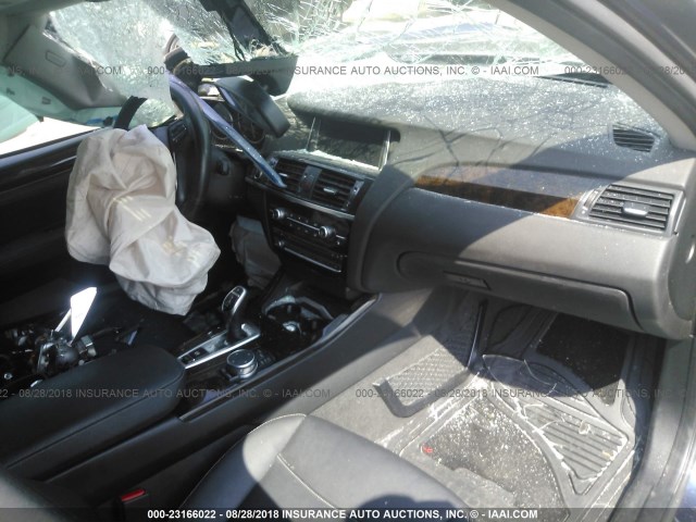 5UXXW3C53F0M89183 - 2015 BMW X4 XDRIVE28I ლურჯი ფოტო 5