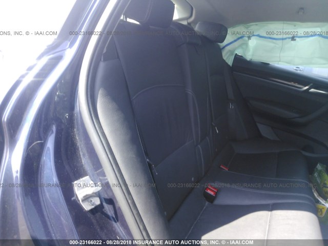 5UXXW3C53F0M89183 - 2015 BMW X4 XDRIVE28I ლურჯი ფოტო 8