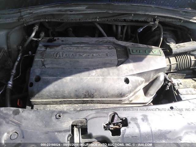 2HNYD18261H539510 - 2001 ACURA MDX GRAY photo 10