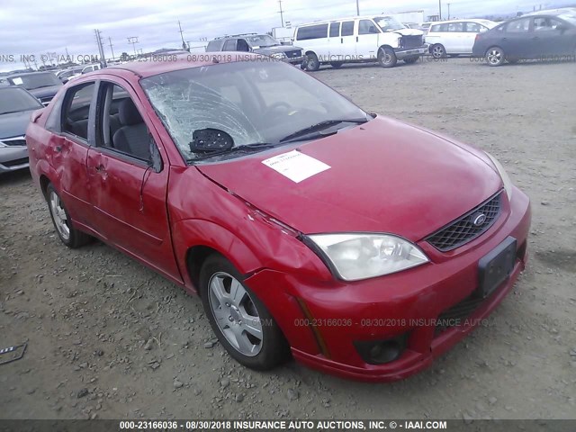 1FAFP34N57W200902 - 2007 FORD FOCUS ZX4/S/SE/SES წითელი ფოტო 1