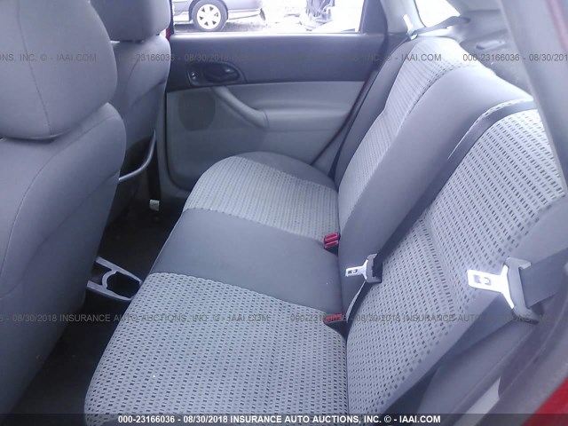 1FAFP34N57W200902 - 2007 FORD FOCUS ZX4/S/SE/SES წითელი ფოტო 8