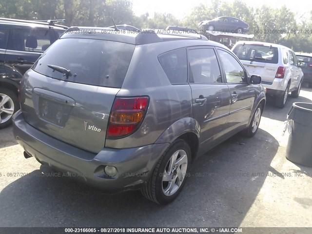 5Y2SL63805Z468379 - 2005 PONTIAC VIBE GRAY photo 4