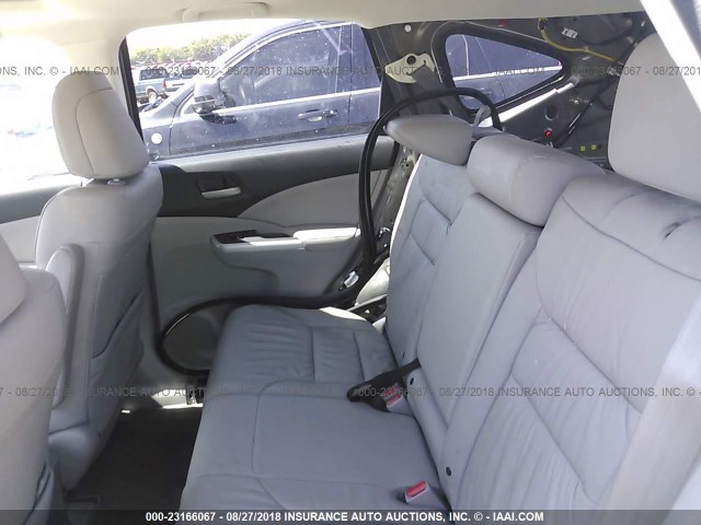 2HKRM4H70CH611688 - 2012 HONDA CR-V EXL GRAY photo 8