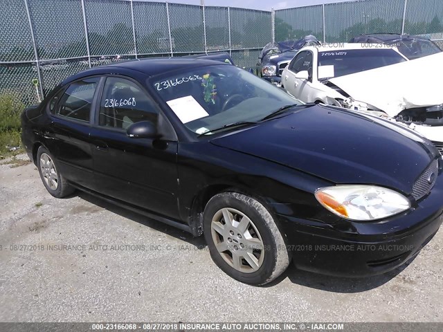 1FAHP53246A258636 - 2006 FORD TAURUS SE BLACK photo 1