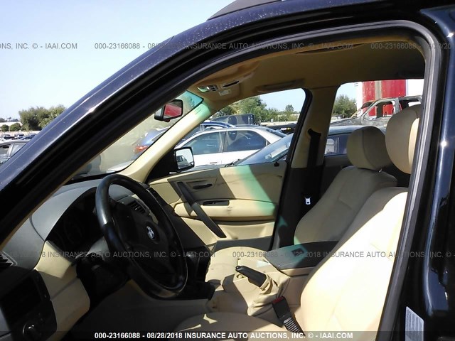 WBXPA73454WB29444 - 2004 BMW X3 2.5I BLACK photo 5