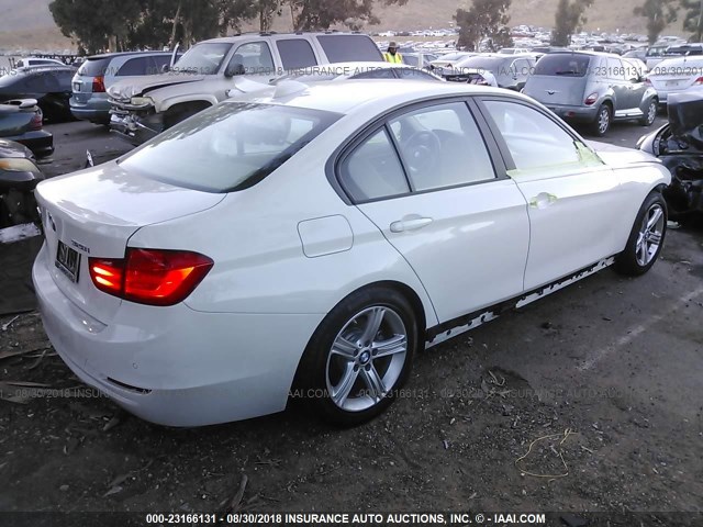 WBA3C1C5XFK123378 - 2015 BMW 328 I SULEV WHITE photo 4