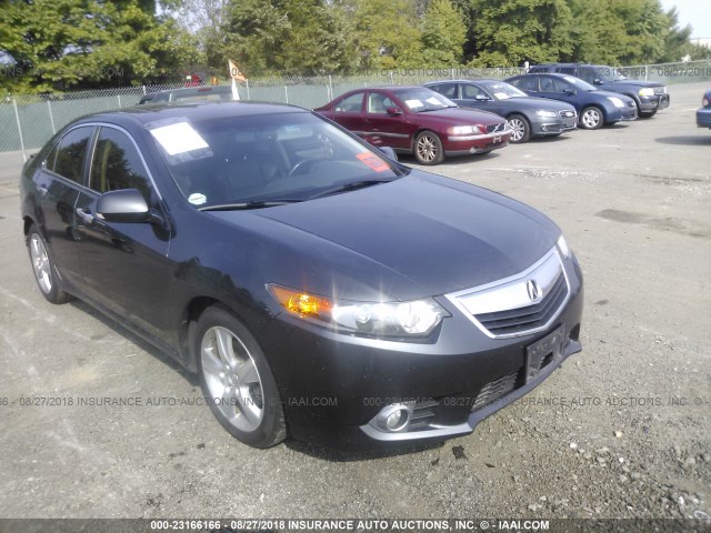 JH4CU2F65DC005030 - 2013 ACURA TSX TECH GRAY photo 1