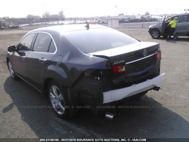 JH4CU2F65DC005030 - 2013 ACURA TSX TECH GRAY photo 3