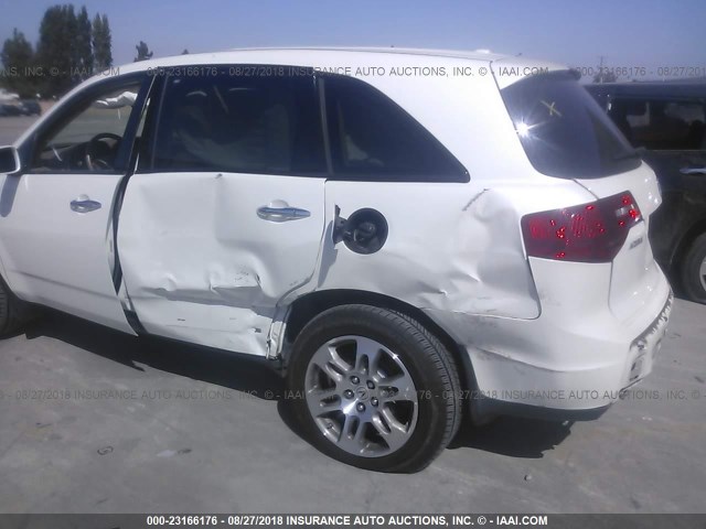 2HNYD28348H509673 - 2008 ACURA MDX TECHNOLOGY WHITE photo 6