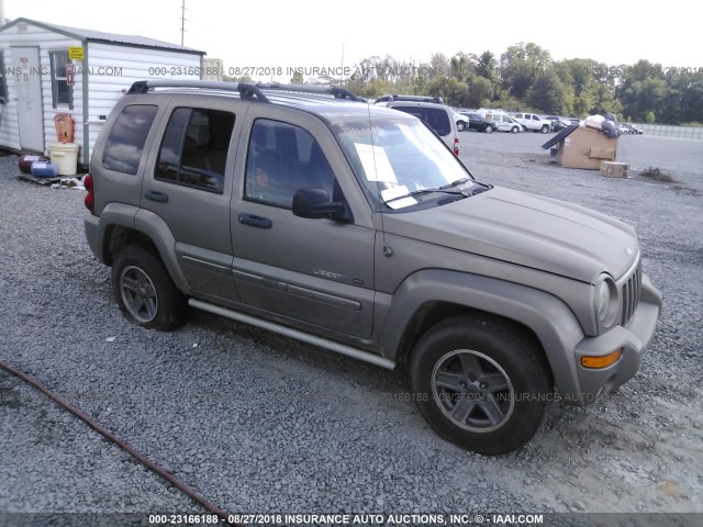 1J4GK38KX6W115642 - 2006 JEEP LIBERTY RENEGADE GOLD photo 1