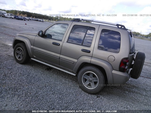 1J4GK38KX6W115642 - 2006 JEEP LIBERTY RENEGADE GOLD photo 3