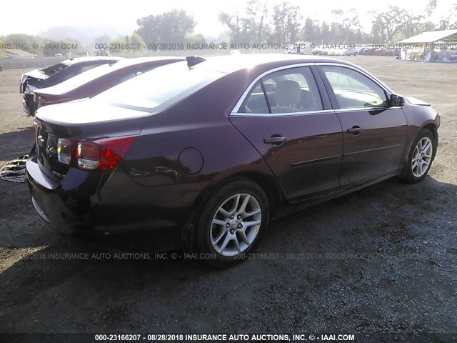 1G11C5SL4FF273988 - 2015 CHEVROLET MALIBU 1LT წითელი ფოტო 4