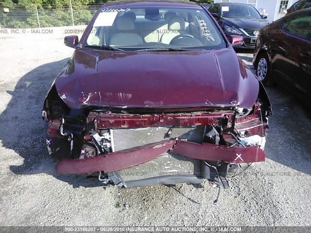 1G11C5SL4FF273988 - 2015 CHEVROLET MALIBU 1LT წითელი ფოტო 6