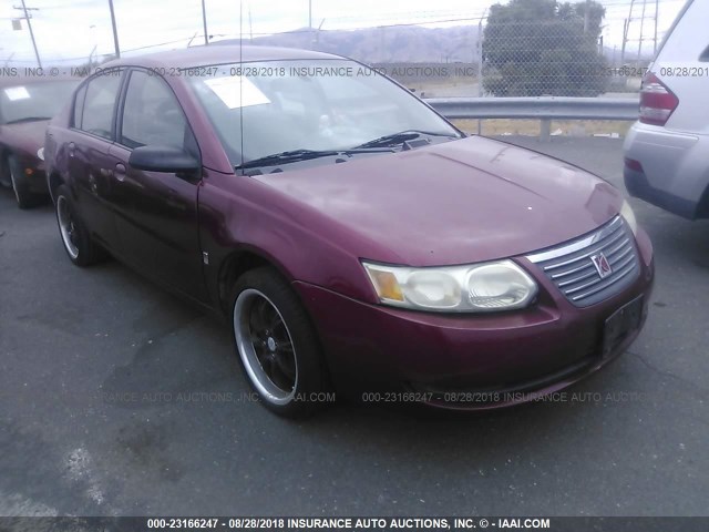 1G8AJ55F76Z193371 - 2006 SATURN ION LEVEL 2 勃艮第红 照片 1