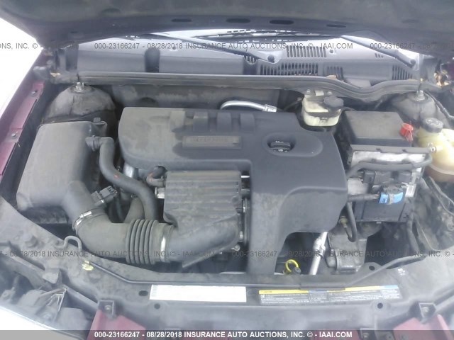 1G8AJ55F76Z193371 - 2006 SATURN ION LEVEL 2 勃艮第红 照片 10