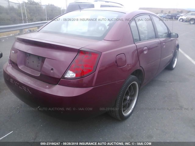1G8AJ55F76Z193371 - 2006 SATURN ION LEVEL 2 勃艮第红 照片 4
