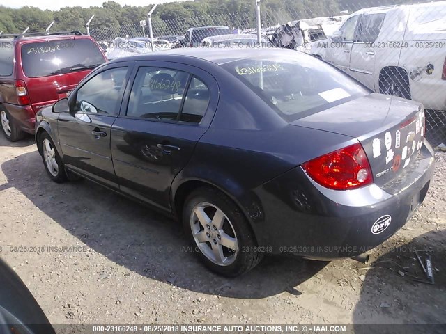 1G1AT58H297287342 - 2009 CHEVROLET COBALT LT Dark Blue photo 3